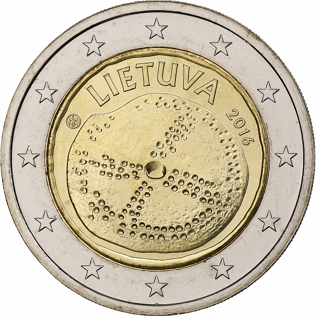 Litwa,
2 euro,
Baltische Kultur