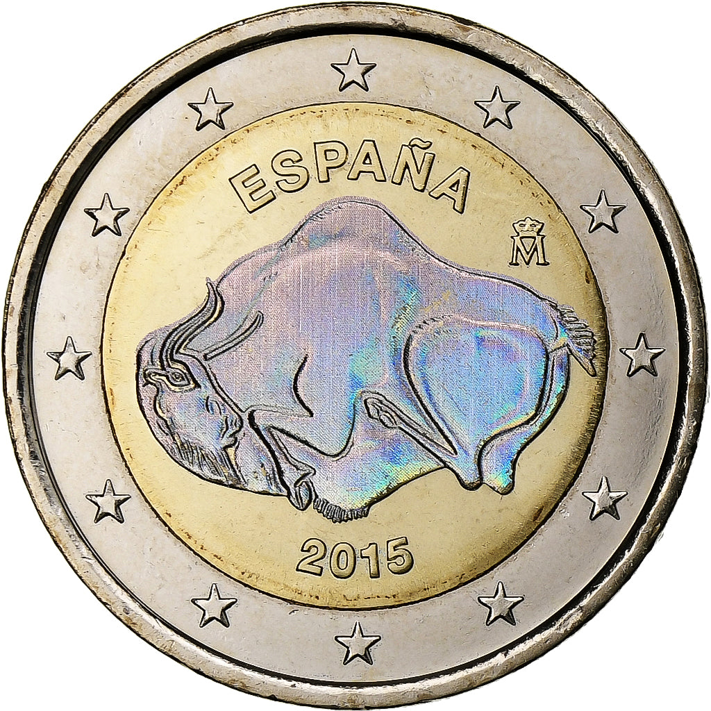 Hiszpan,
2 euro,
Höhle von Altamira