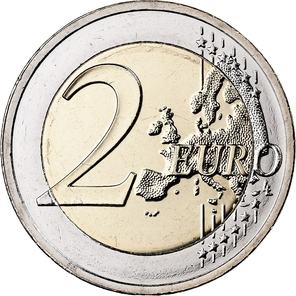 Estland,
2 euro,
Koloriert