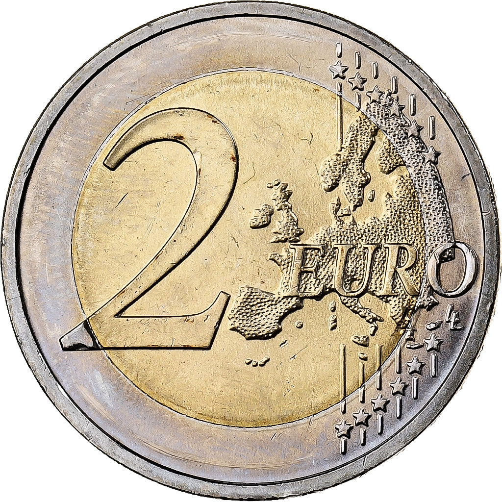 Niemcy,
2 euro,
Chute du mur de Berlin