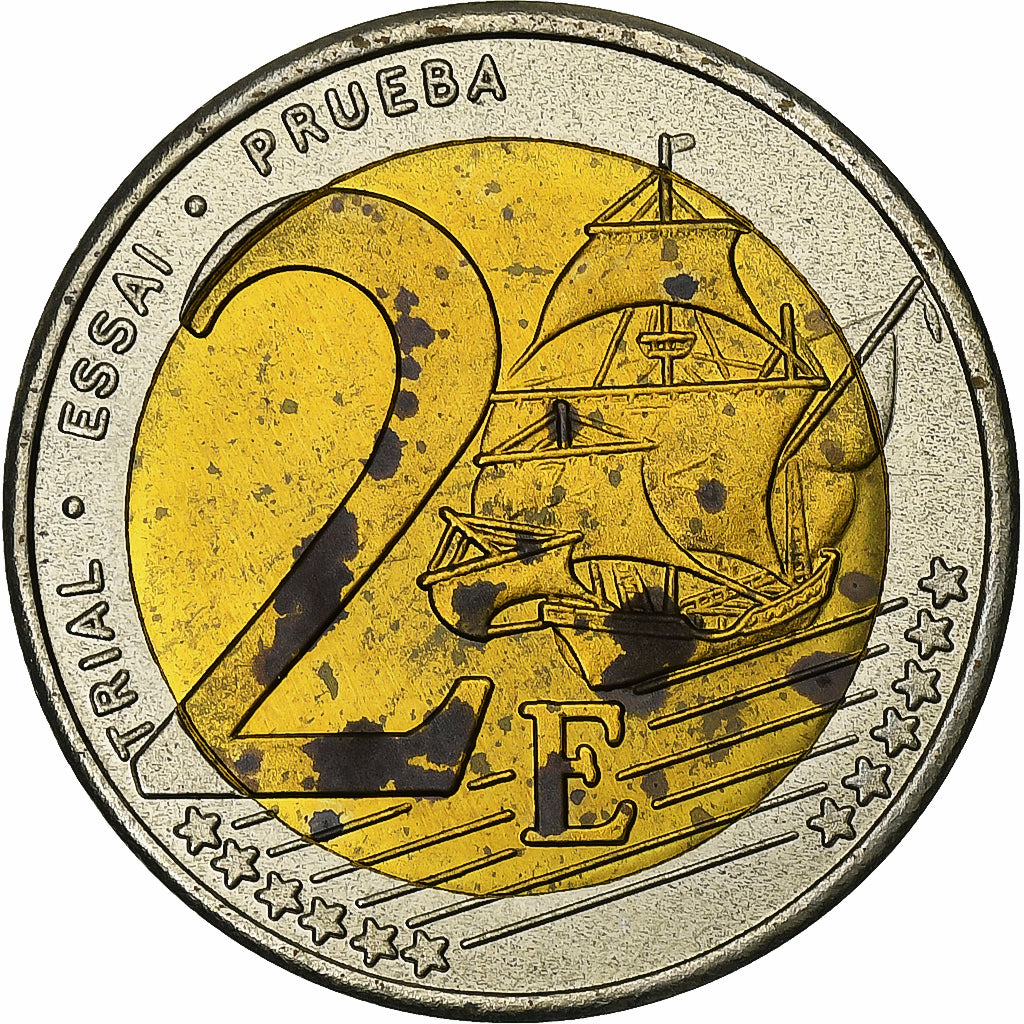 Vereinigtes Königreich,
2 euro,
Fantasie-Euro-Muster