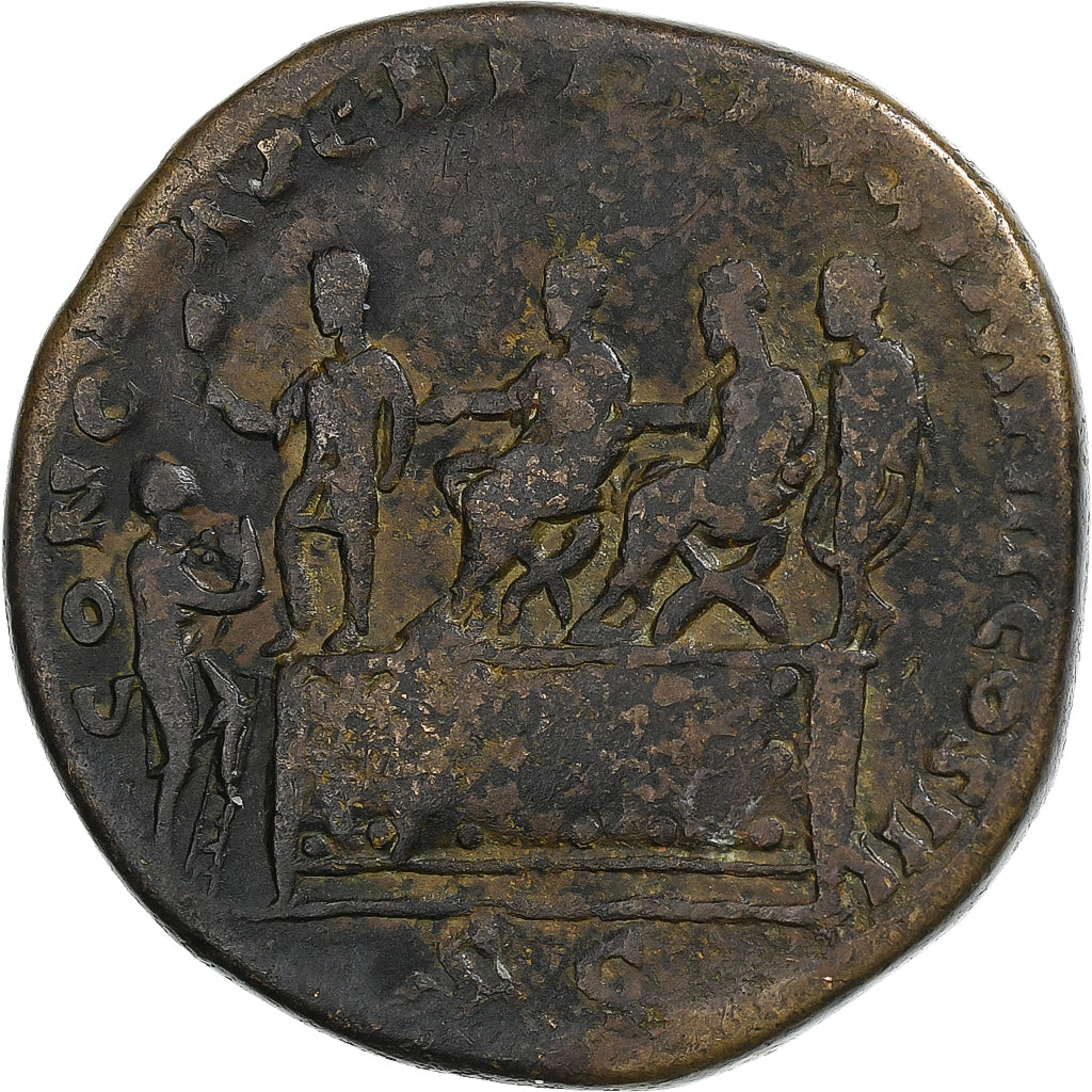 Marek Aureliusz,
Sestercjusz,
165-166