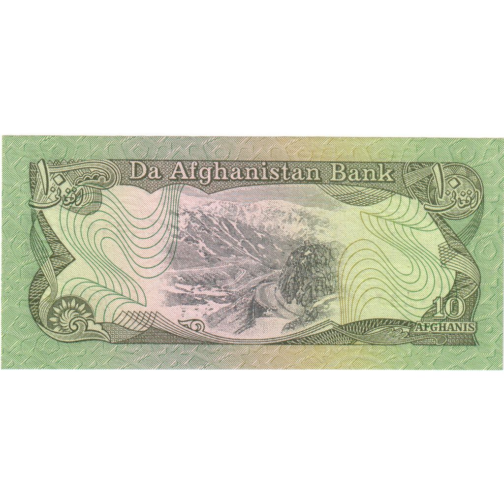 Afganistan,
10 Afgańczyków,
UNC(65-70)