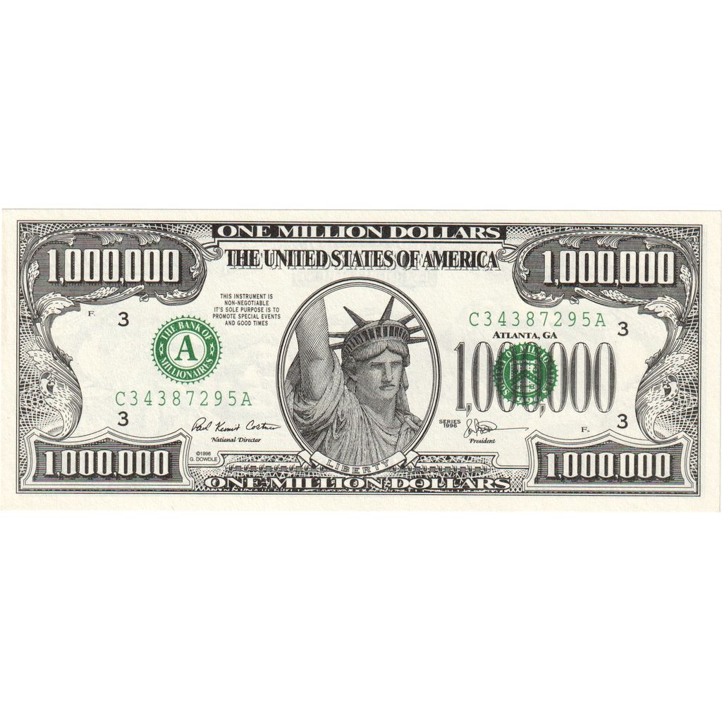 Stany Zjednoczone,
Dolar,
1996