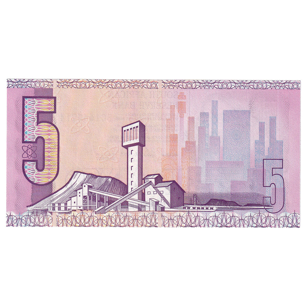 Republika Południowej Afryki,
5 Randów,
UNC(65-70)