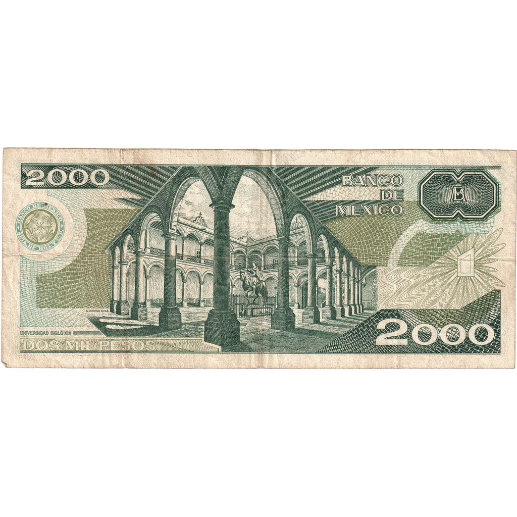 Meksyk,
2000 Peso,
1984-10-30