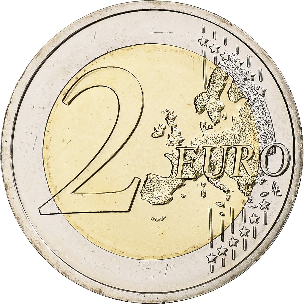 Słowak,
2 euro,
25. Jahrestag der Republik