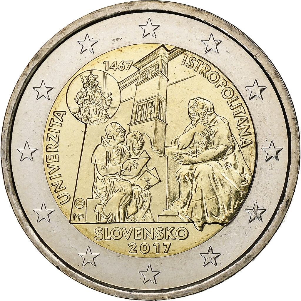 Słowak,
2 euro,
2017