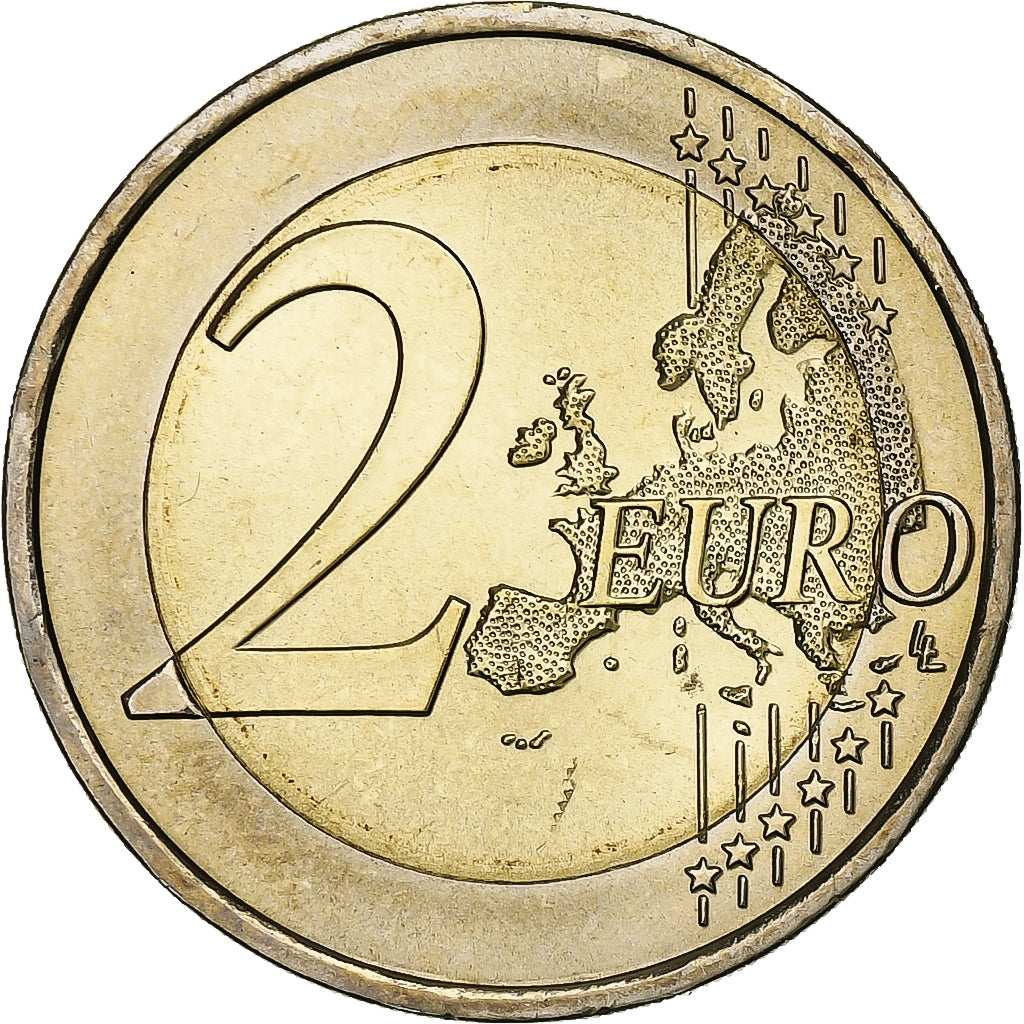 Portugalia,
2 euro,
30 Jahre alternatyw. Drapeau Europeen
