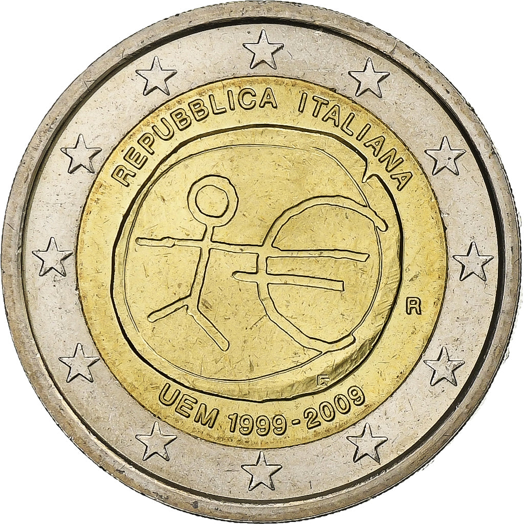 włoski,
2 euro,
VEM