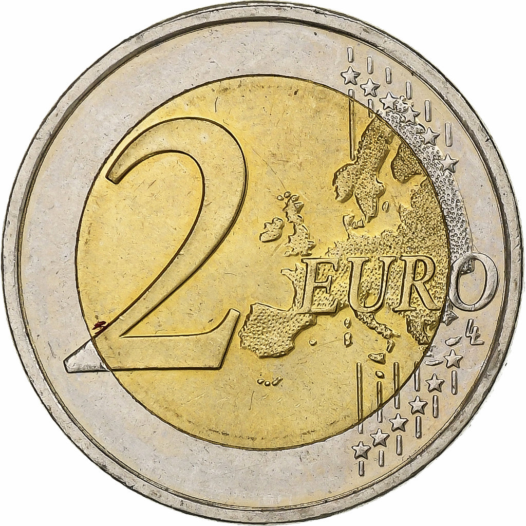Griechenland,
2 euro,
Europäische Währungsunion