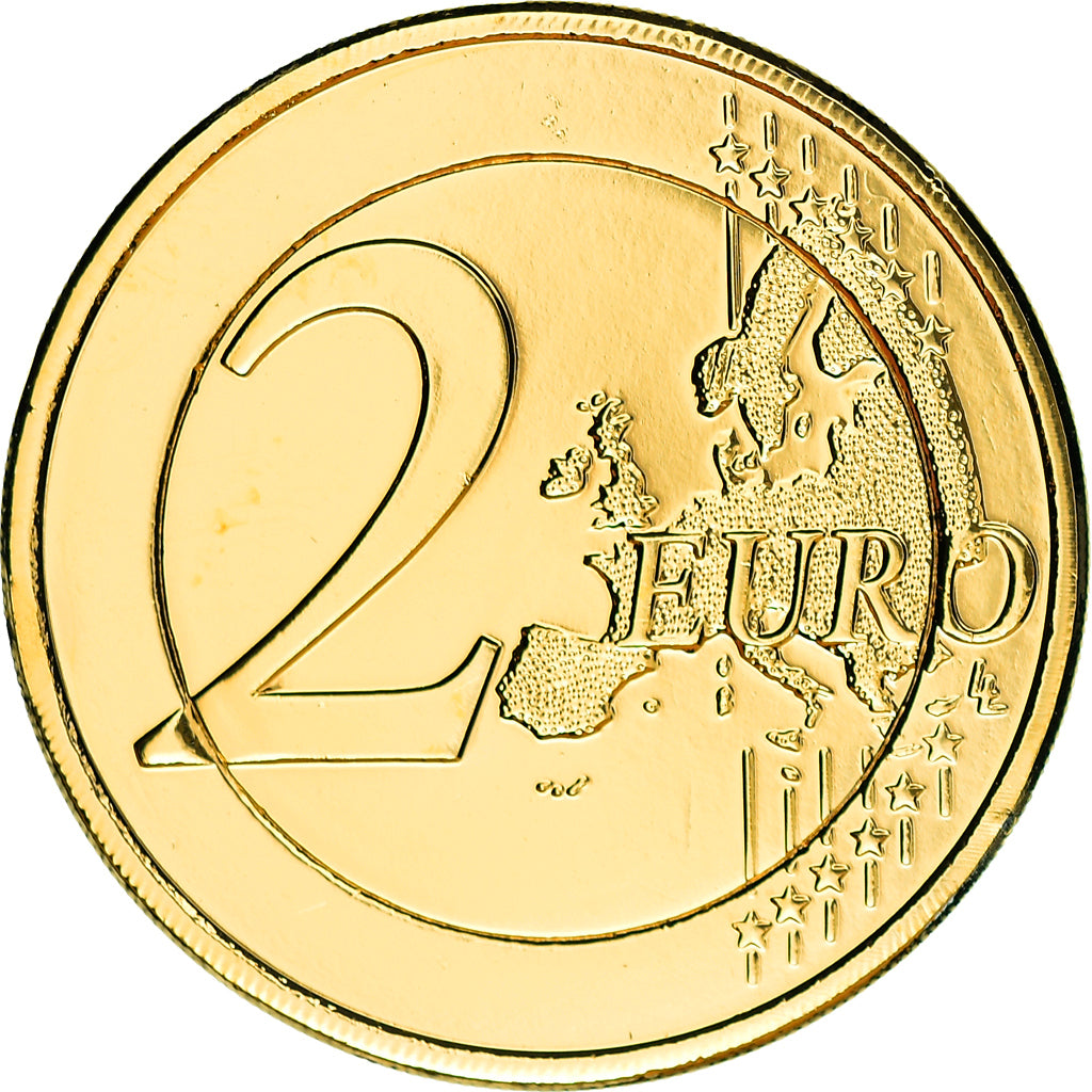 Luksemburg,
2 euro,
Ons Heemecht