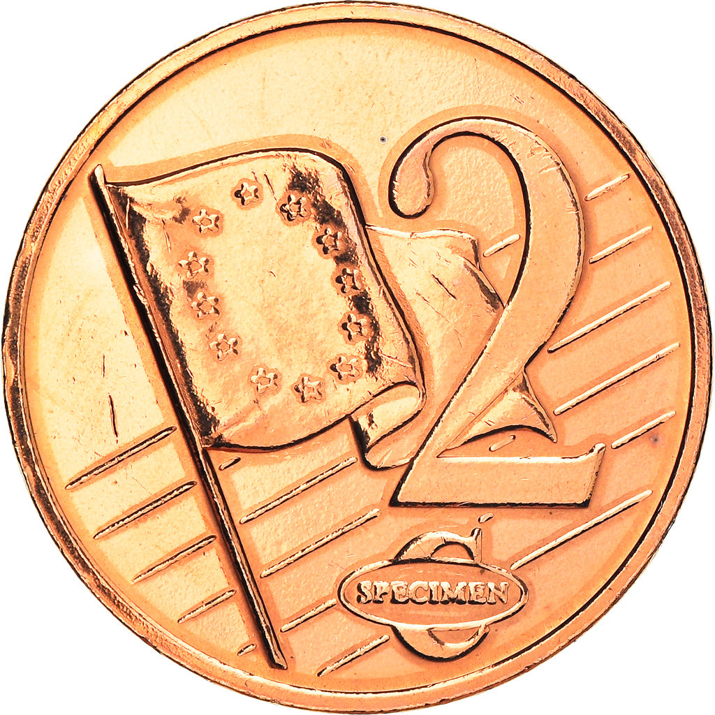 Tschechische Republik,
Fantasie-Euro-Muster,
2 eurocenty