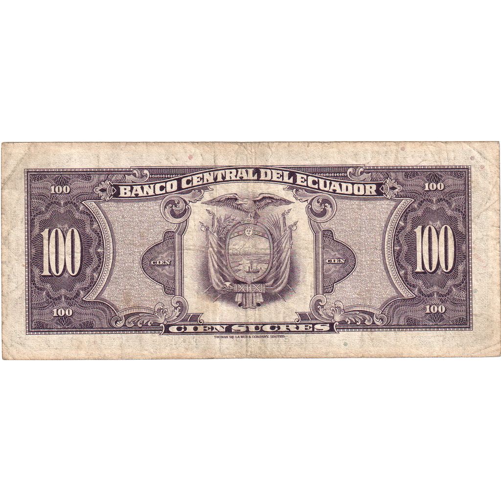 Ekwador,
100 Sucre,
17.07.1974