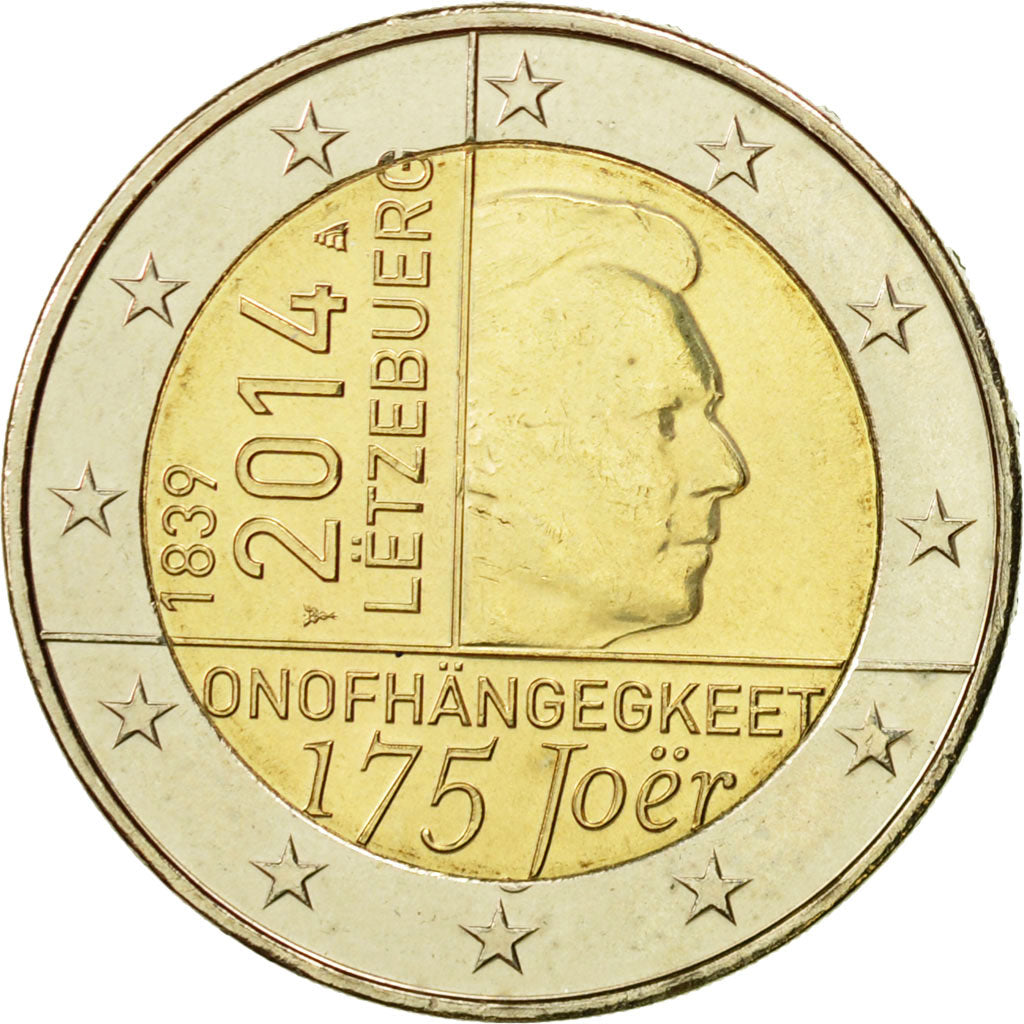 Luksemburg,
2 euro,
Londyn