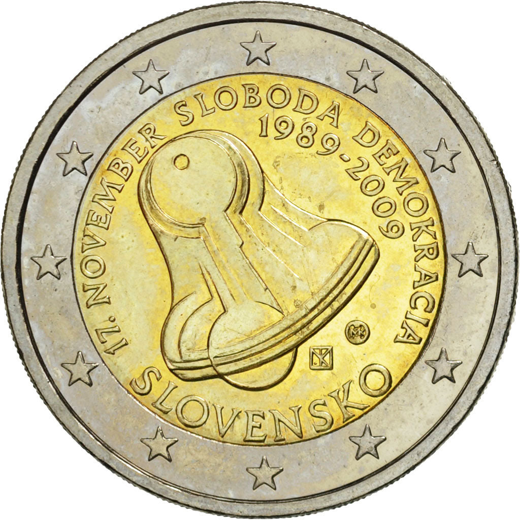Słowak,
2 euro,
20. Geburtstag