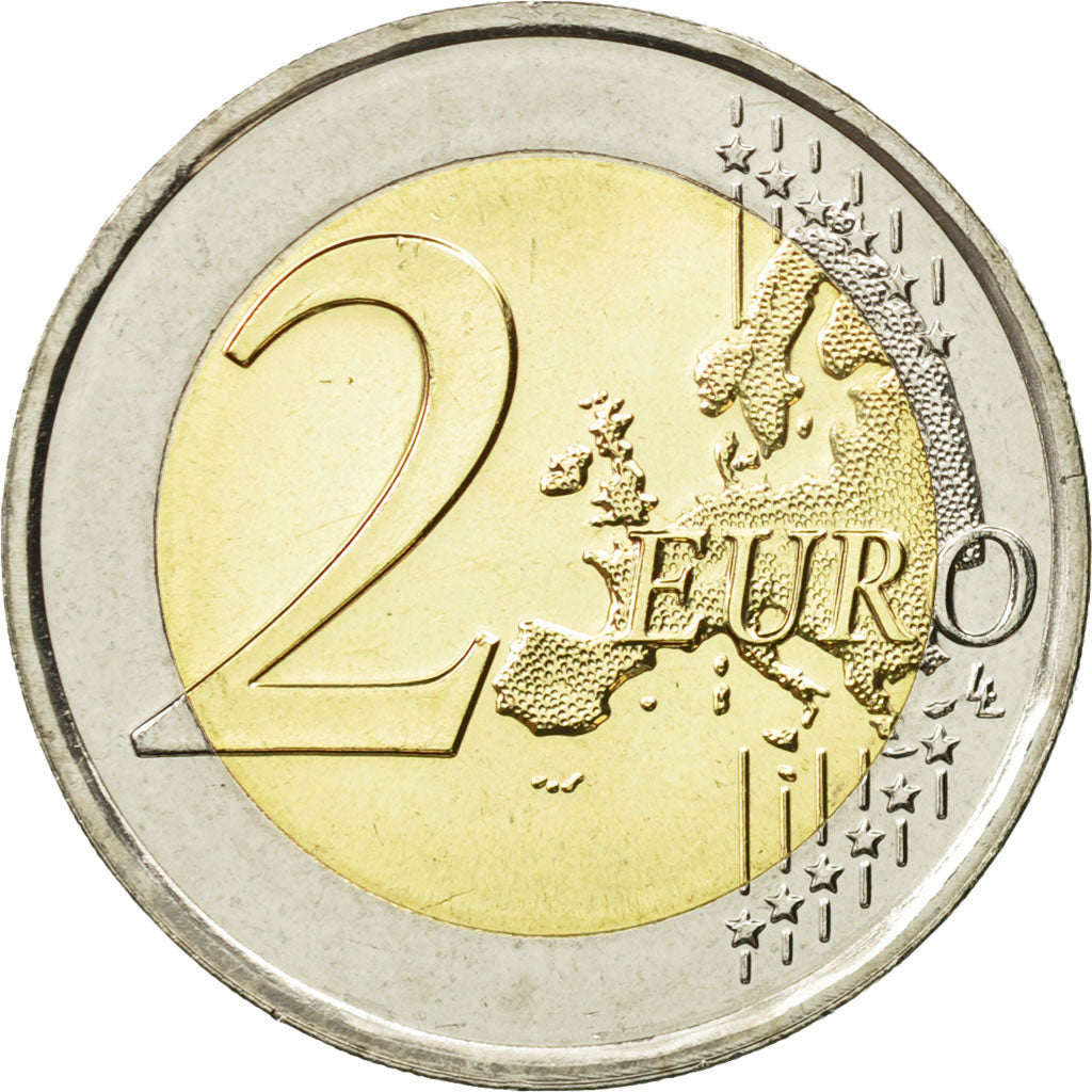 włoski,
2 euro,
Doppelporträt