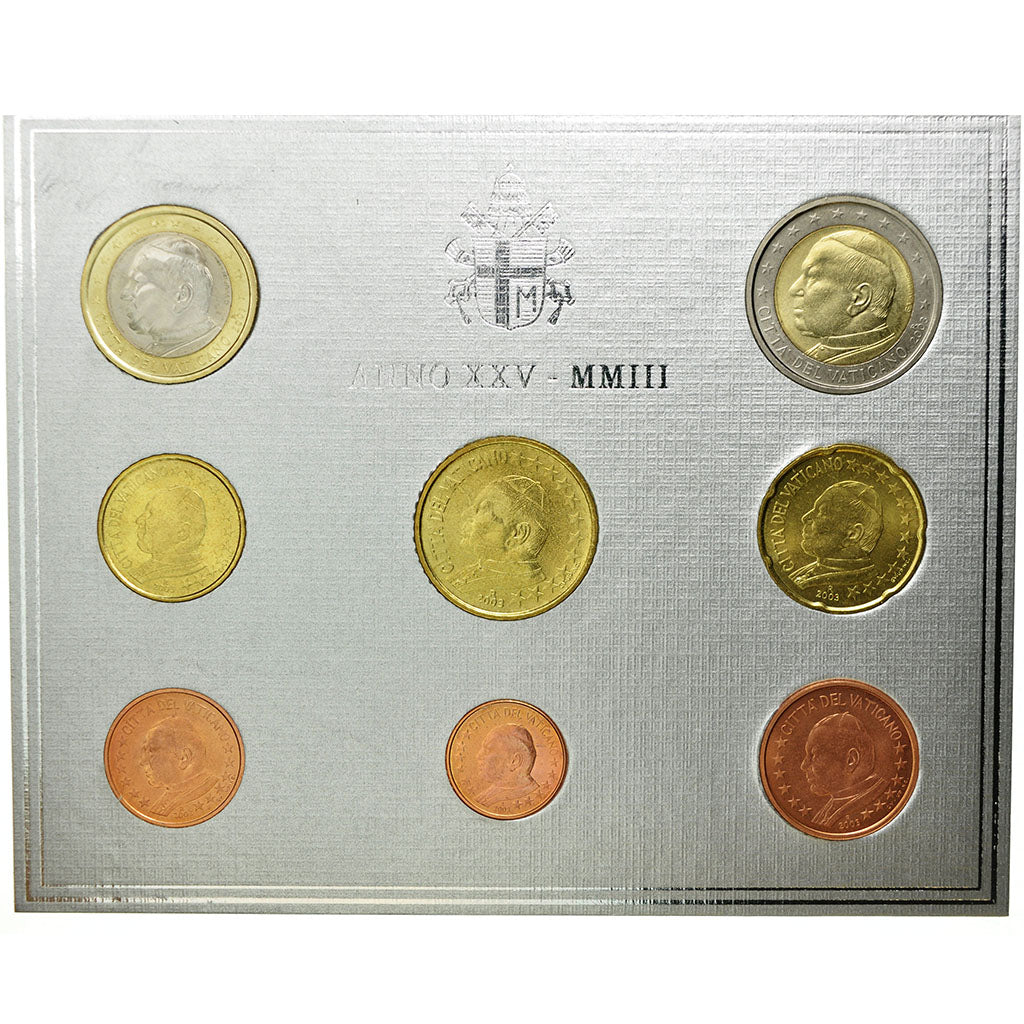 VATIKANSTADT,
1 cent za 2 euro,
2003