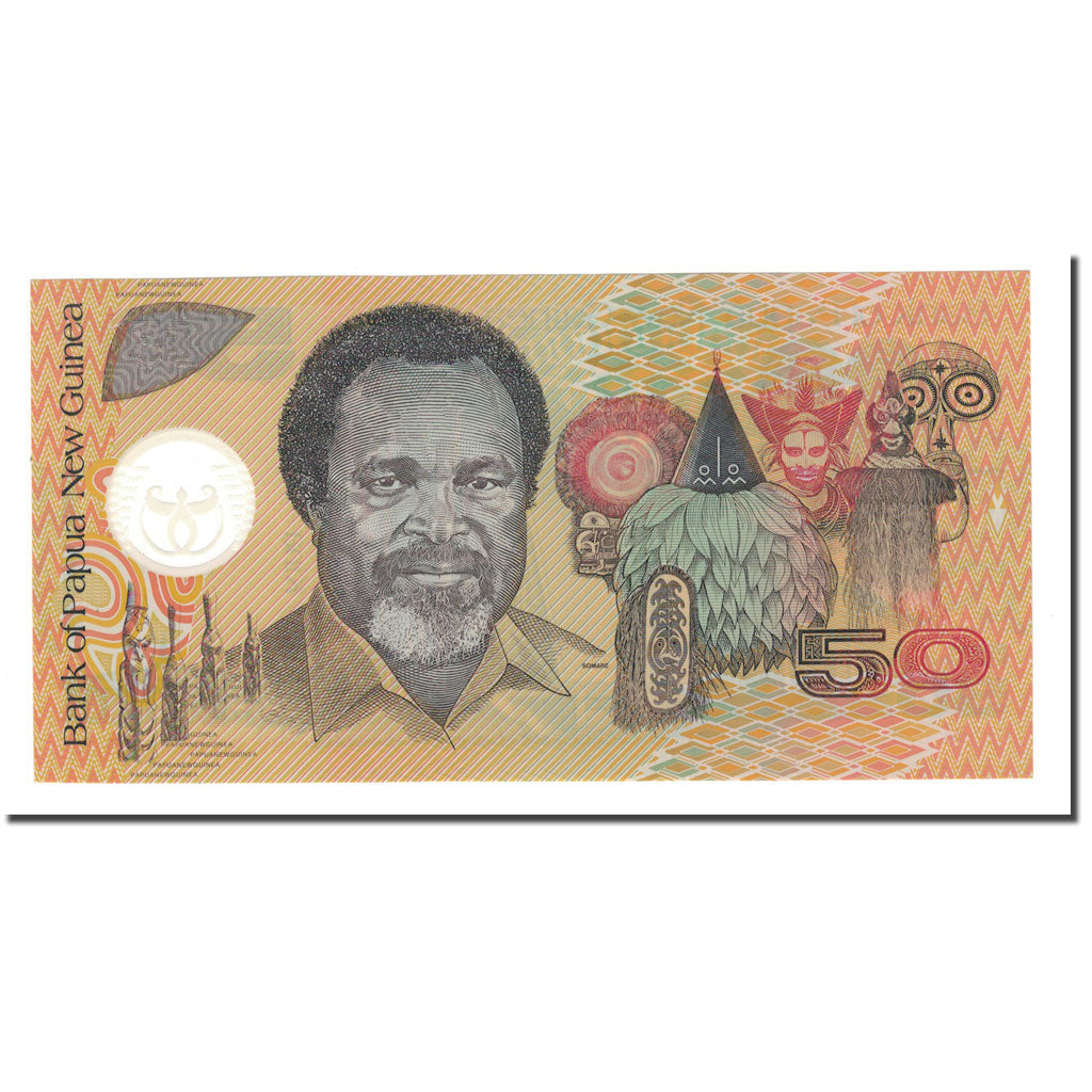 Banknot,
Papua Nowa Gwinea,
50 Kina