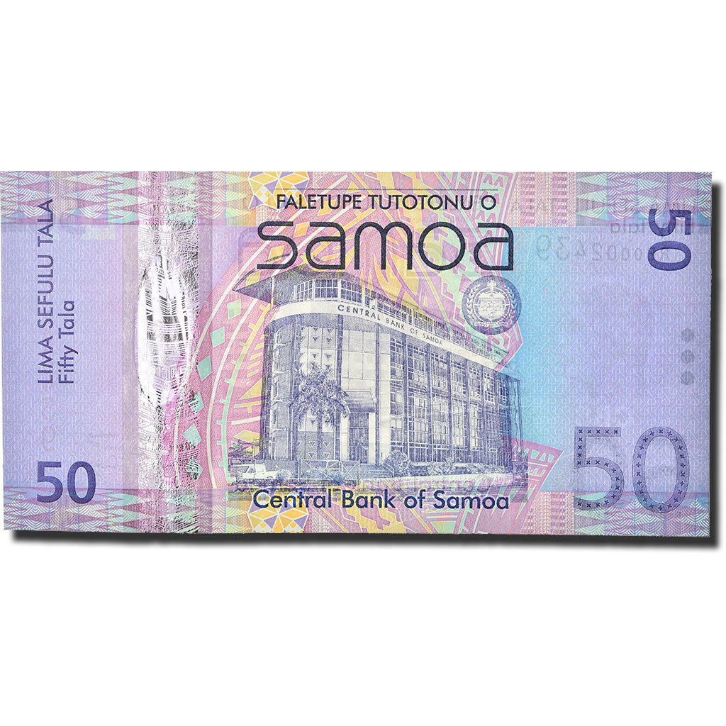 Banknot,
Samoa Zachodnie,
50 Tali