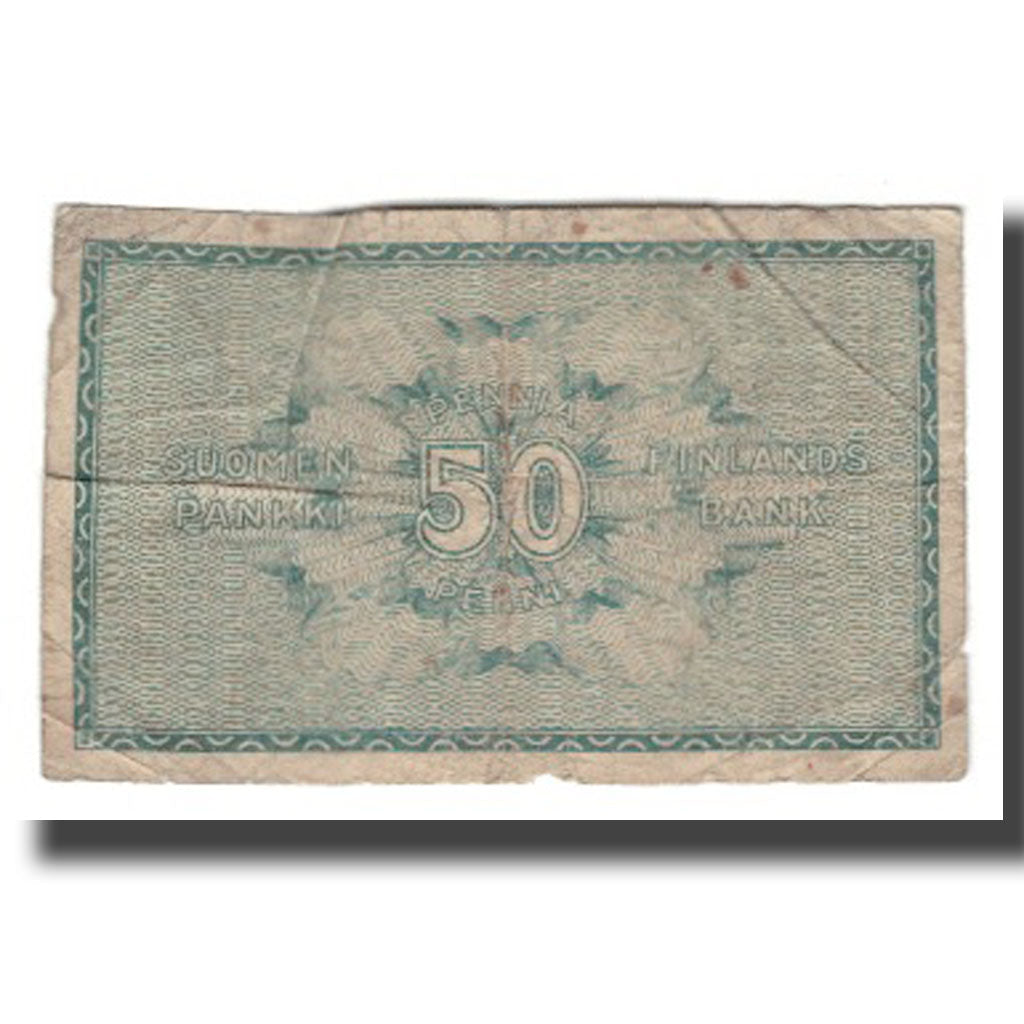 Banknot,
Finlandia,
50 Penniä