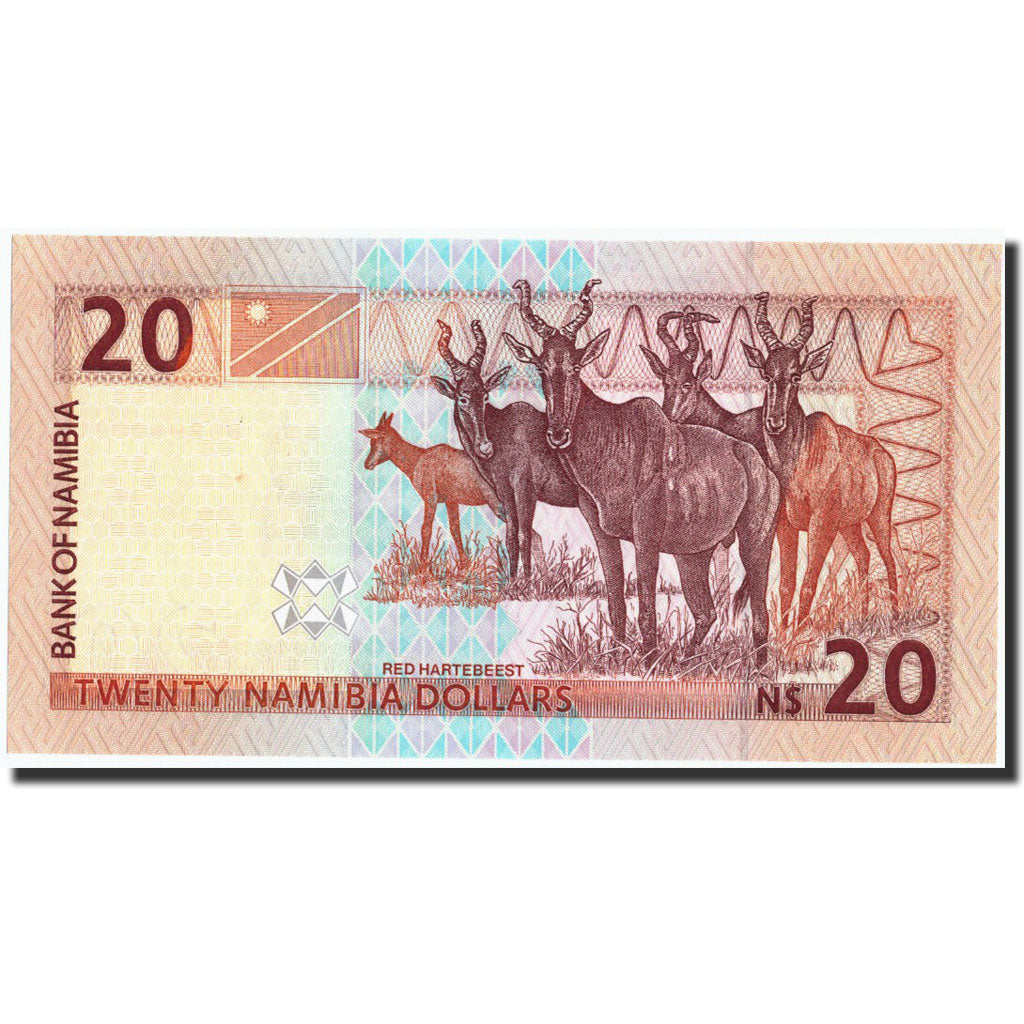 Banknot,
Namibia,
20 dolarów Namibii