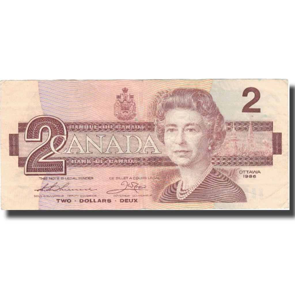 Banknot,
Kanada,
2 dolary