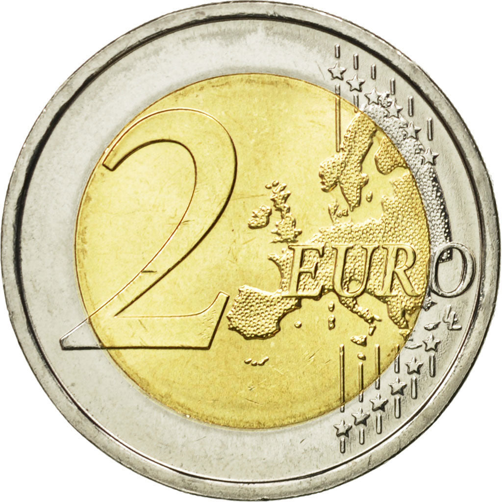 Portugalia,
2 euro,
10. Jahrestag der Europäischen Währungsunion
