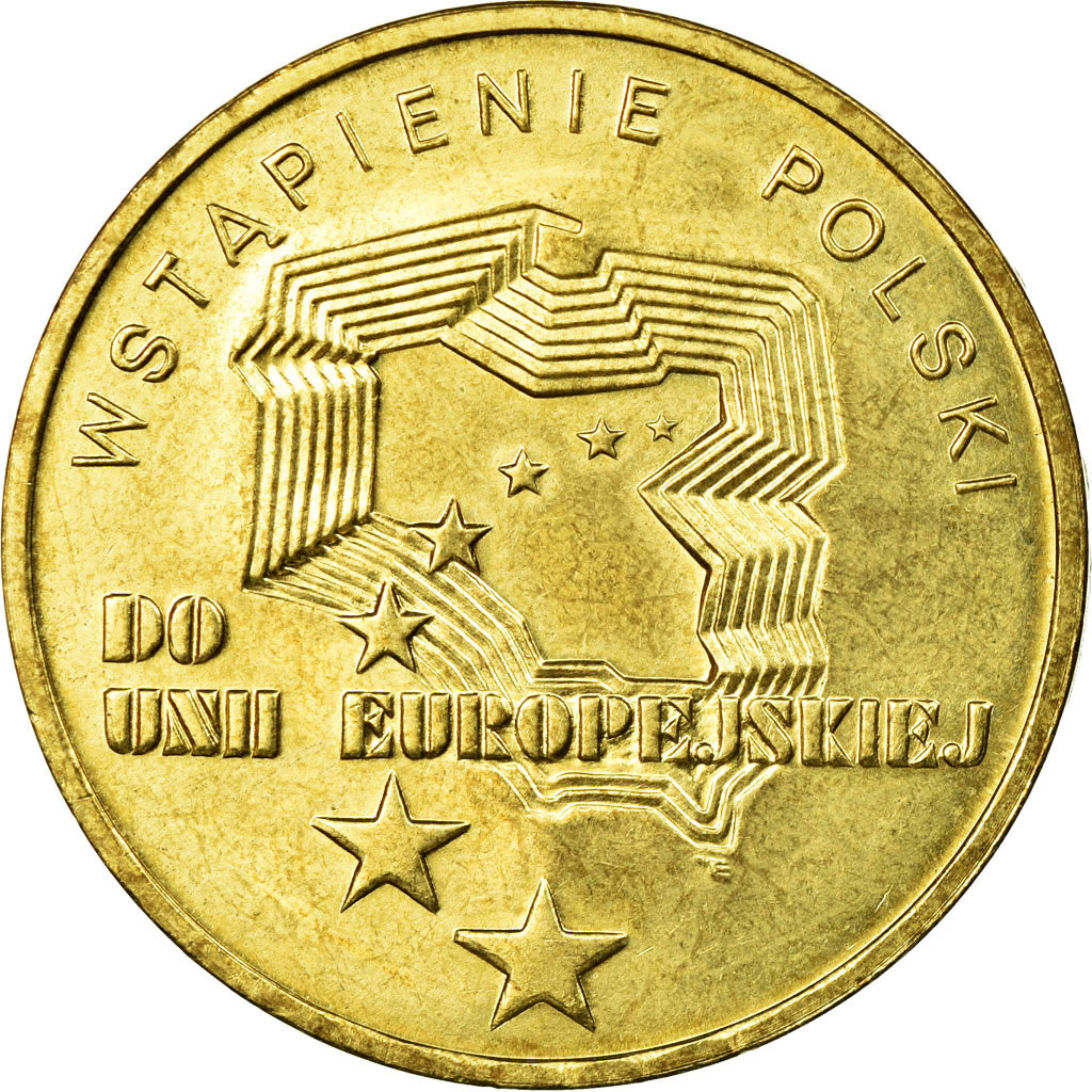 Münze,
Polska,
Polen tritt der Europäischen Union bei