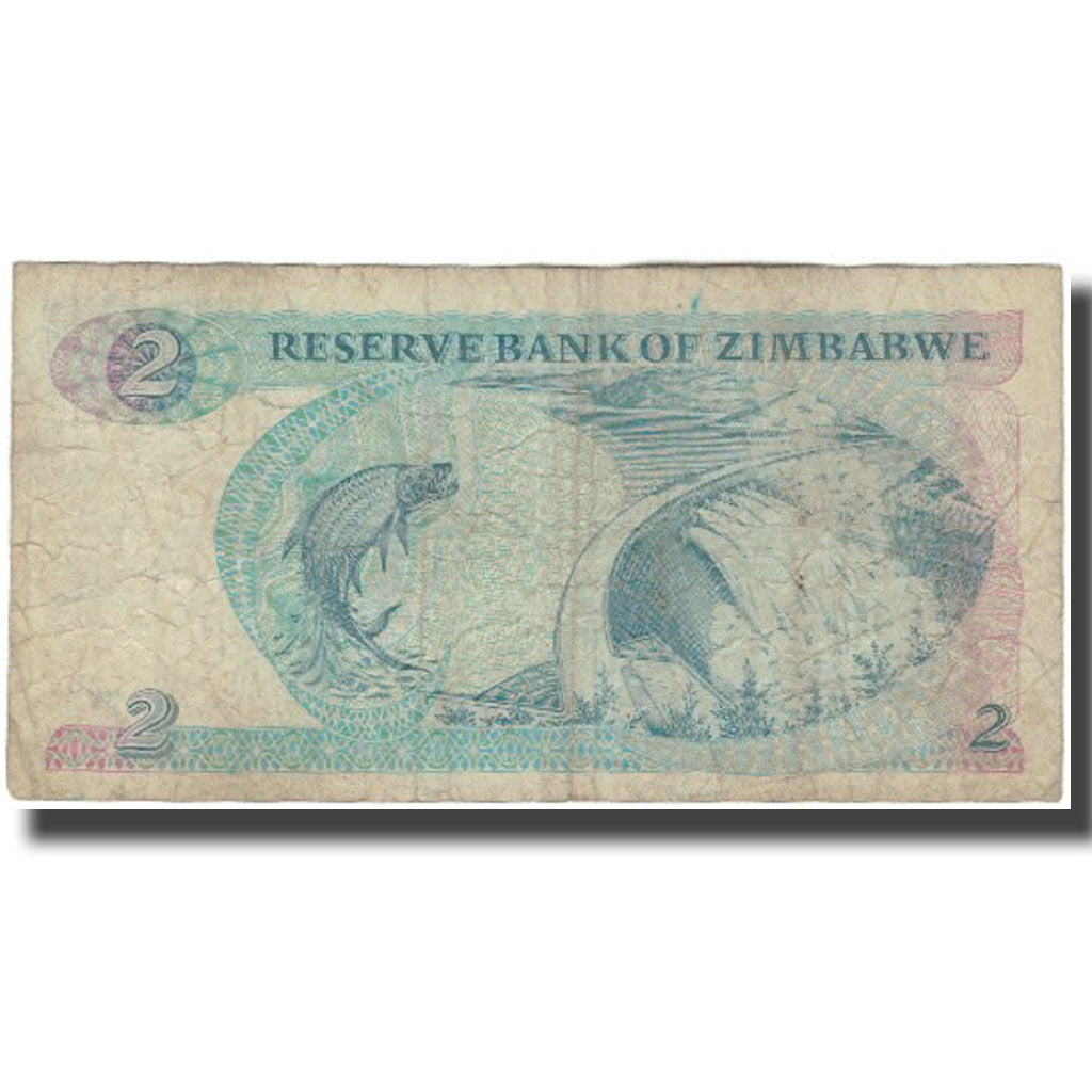 Banknot,
Zimbabwe,
2 dolary
