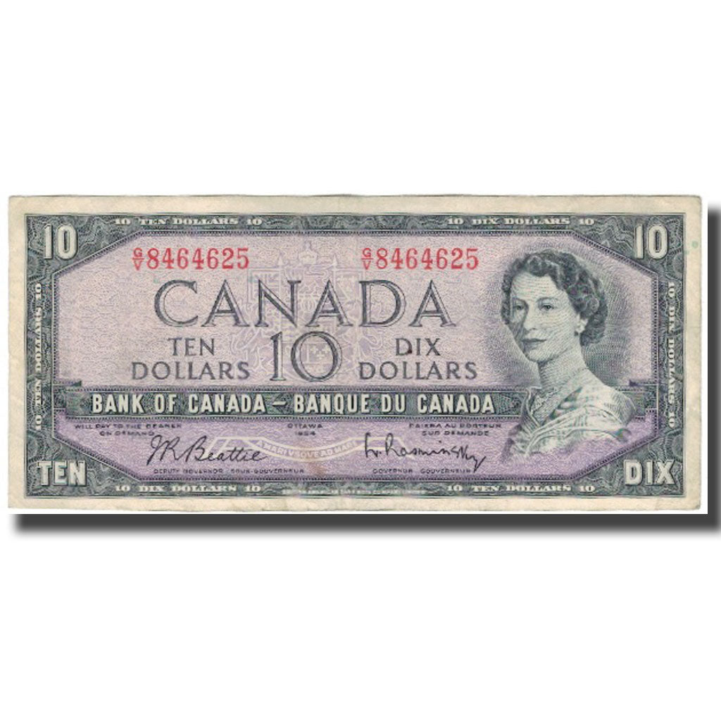 Banknot,
Kanada,
10 dolarów