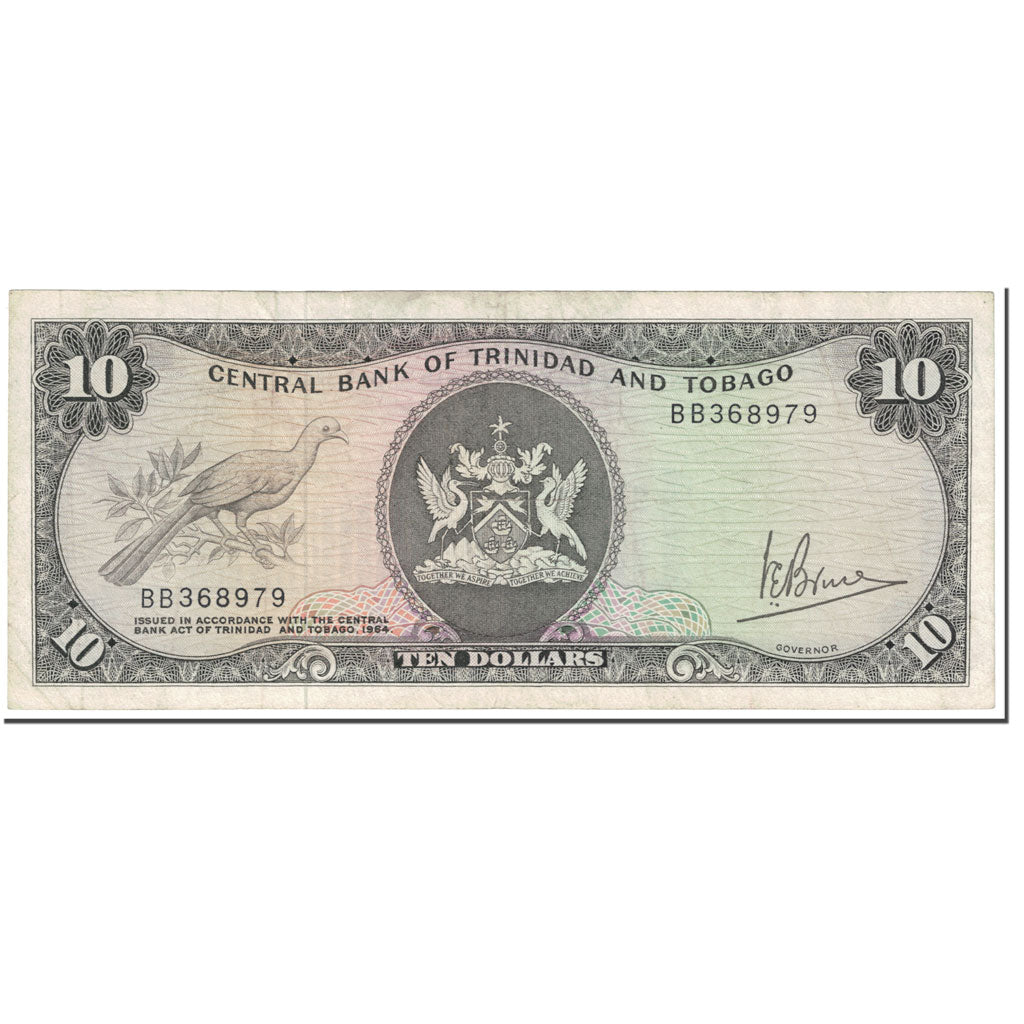 Trynidad i Tobago,
10 dolarów,
Bez daty (1964)
