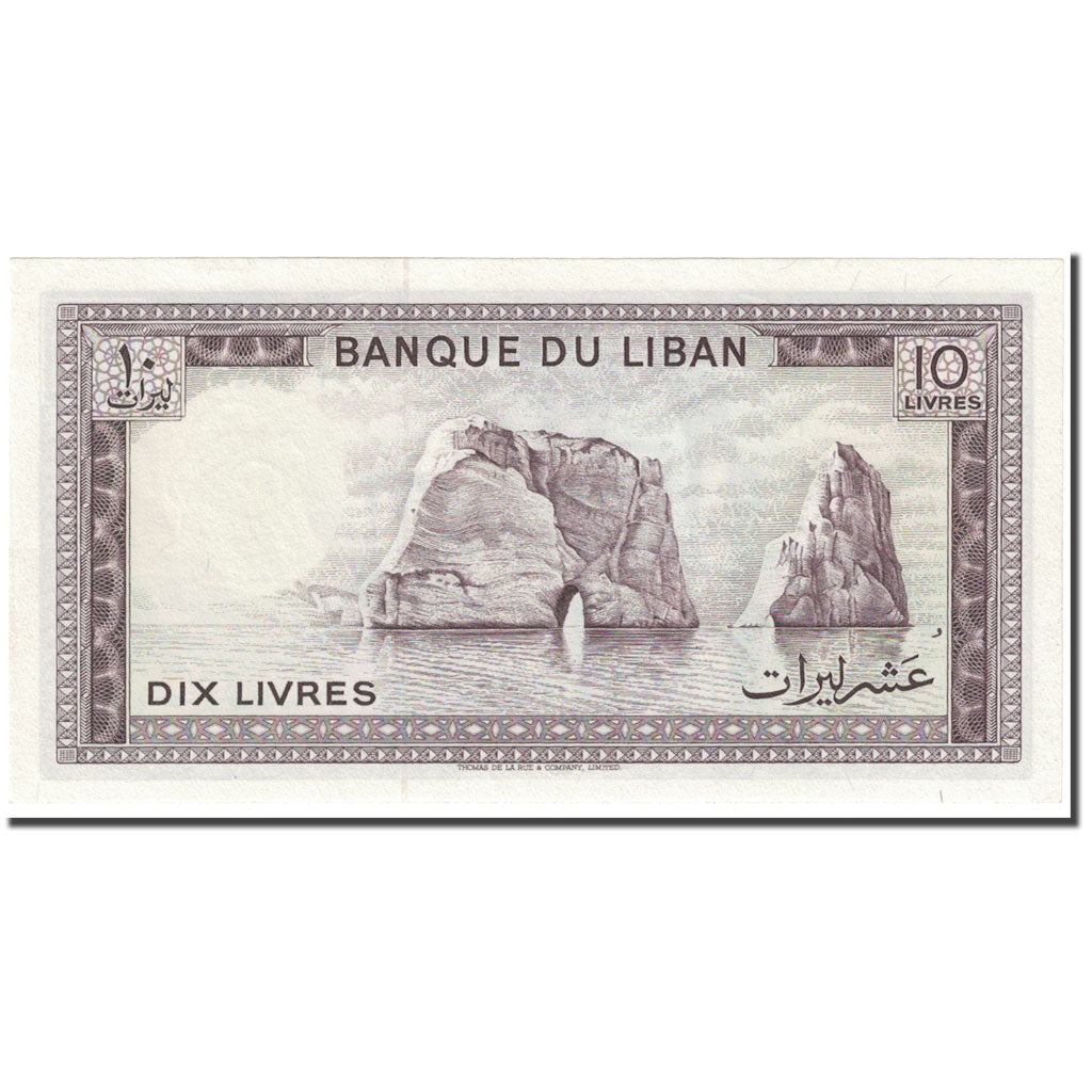 Banknot,
Liban,
10 liwrów