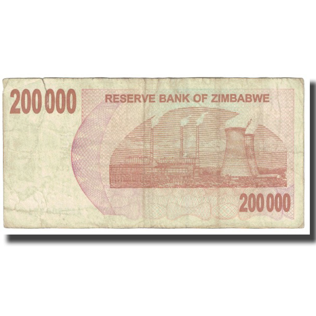 Banknot,
Zimbabwe,
200