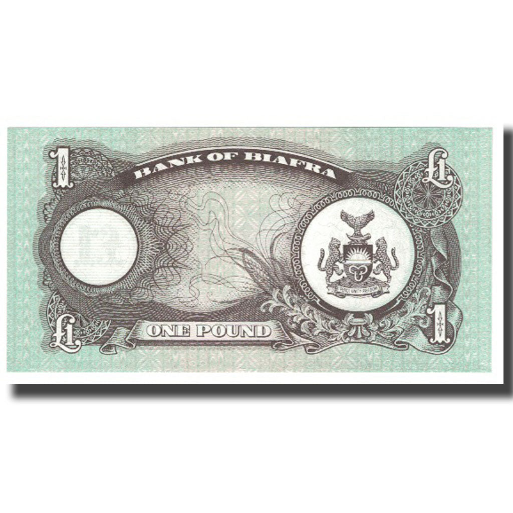 Banknot,
Biafra,
1 funt