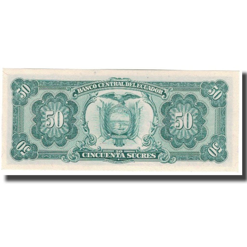 Banknot,
Ekwador,
50 Sucre