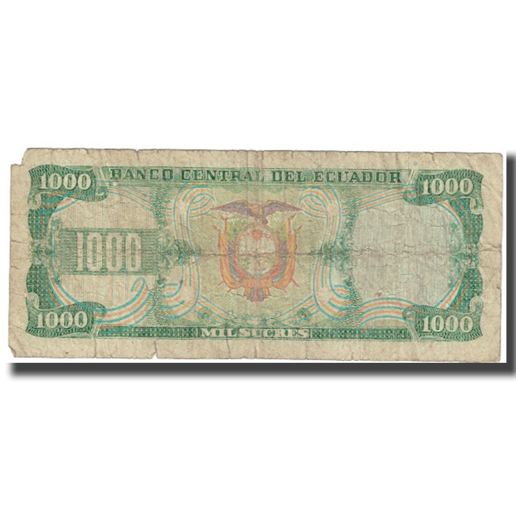 Banknot,
Ekwador,
1000 Sucre
