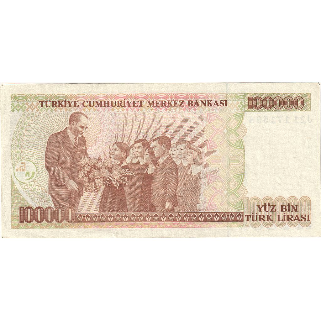 Banknot,
Indyk,
100
