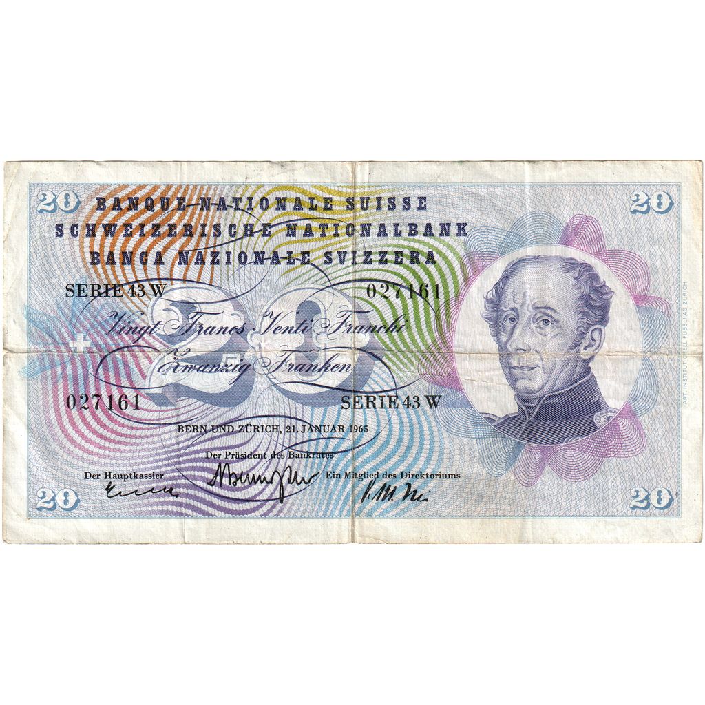 Szwajcaria,
20 Frankena,
1965