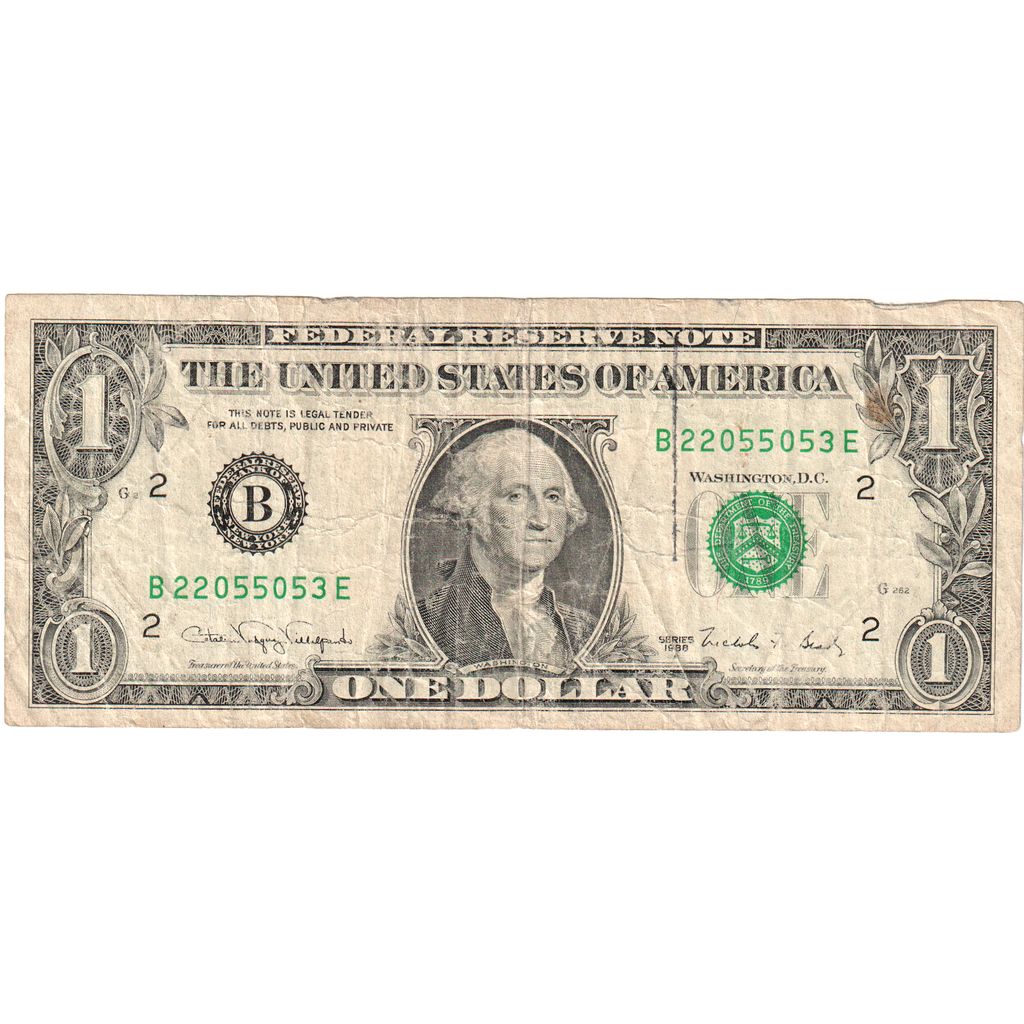 Stany Zjednoczone,
Jeden dolar,
1988