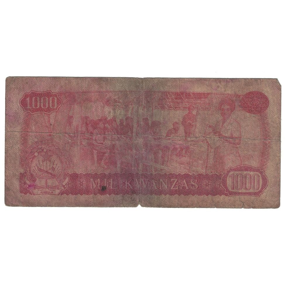 Banknot,
Angola,
1000 Kwanz