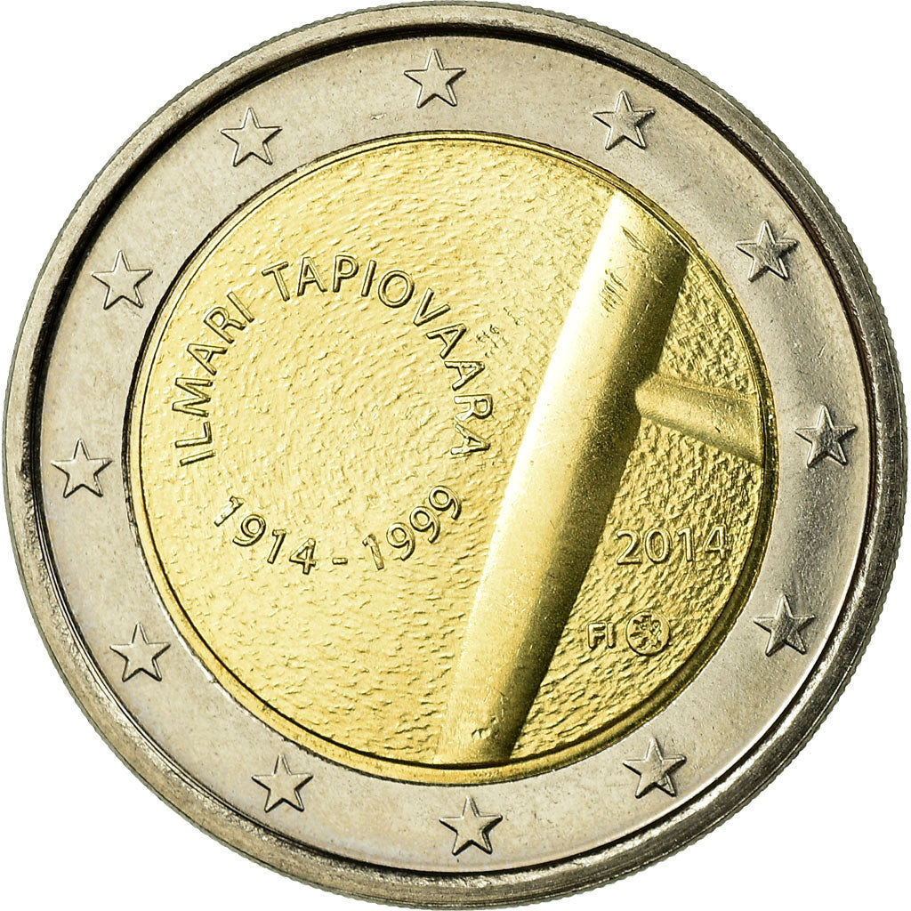 Finlandia,
2 euro,
100. Geburtstag