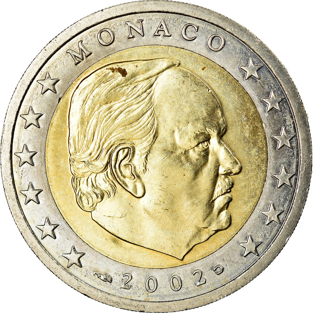 Monako,
2 euro,
2002