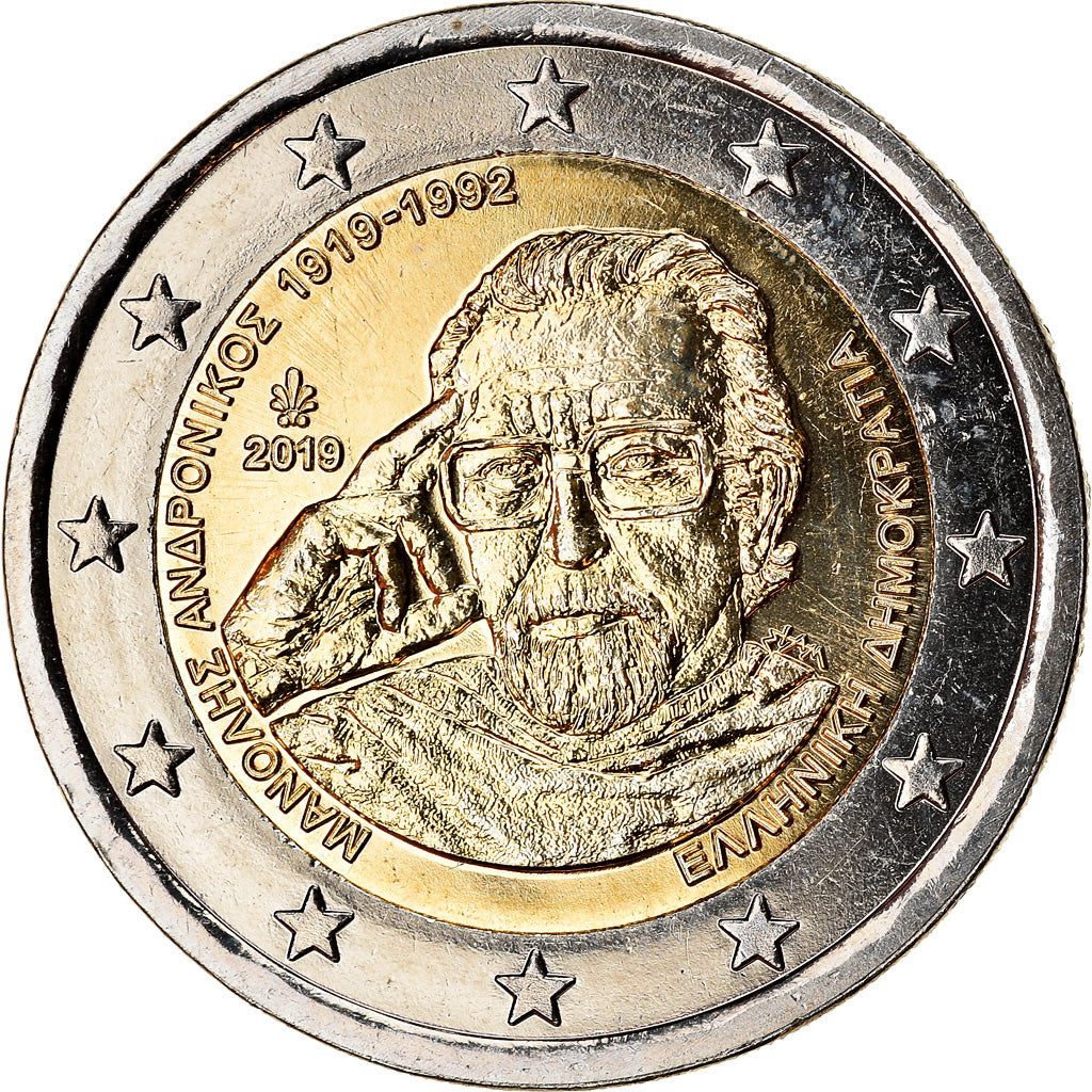 Griechenland,
2 euro,
Manolisa Andronikosa