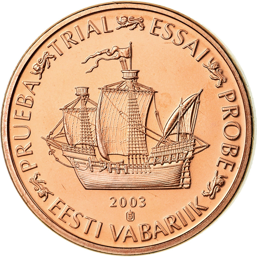 Estland,
2 eurocenty,
2003