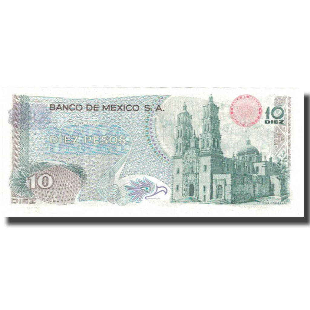 Banknot,
Meksyk,
10 peso