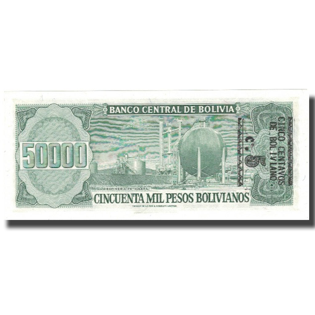 Banknot,
Boliwia,
50