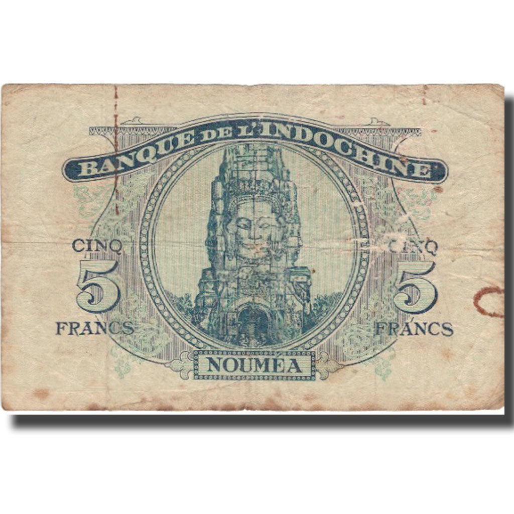 Banknot,
Nowe Hebrydy,
5 franków