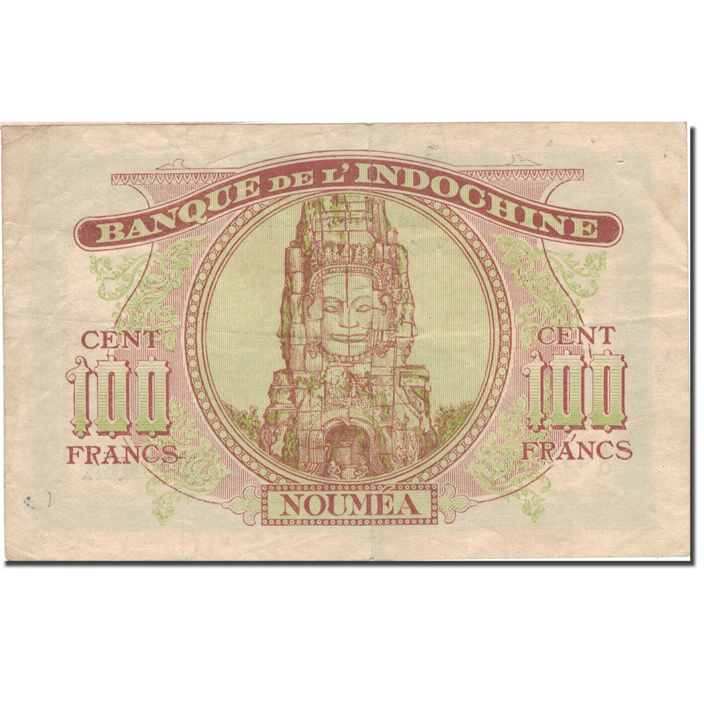 Banknot,
Nowa Kaledonia,
100 franków