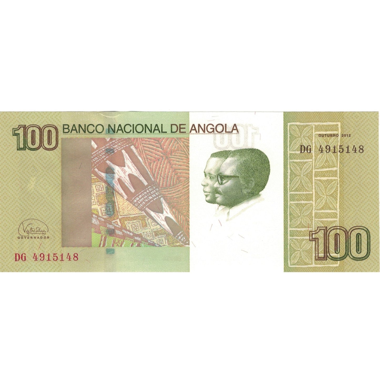Banknot,
Angola,
100 Kwanz